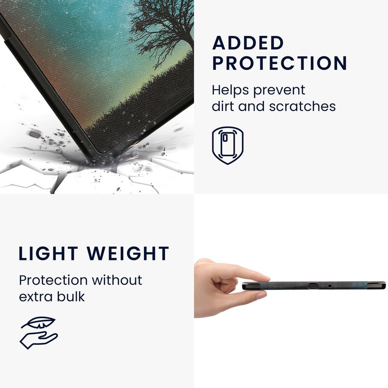 Laptop, Telefoane si Tablete - Ebook reader si accesorii - Accesorii eBook Reader - Husa pentru eBook Reader Kwmobile pentru Amazon Kindle Scribe (2024), inchidere magnetica, piele ecologica, multicolor - Infinity.ro