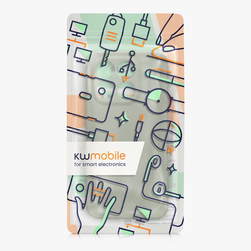 Laptop, Telefoane si Tablete - Telefoane mobile si accesorii - Accesorii Telefoane - Huse telefoane - Husa Kwmobile pentru Xiaomi 15T, anti-alunecare, silicon, verde, gri - Infinity.ro