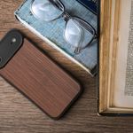 Laptop, Telefoane si Tablete - Telefoane mobile si accesorii - Accesorii Telefoane - Huse telefoane - Husa tip bumper Kwmobile pentru iPhone Air, anti-alunecare, protectie la socuri, lemn, TPU, maro - Infinity.ro
