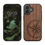 Laptop, Telefoane si Tablete - Telefoane mobile si accesorii - Accesorii Telefoane - Huse telefoane - Husa Kwmobile pentru iPhone 17, protectie la socuri, lemn, TPU, maro - Infinity.ro
