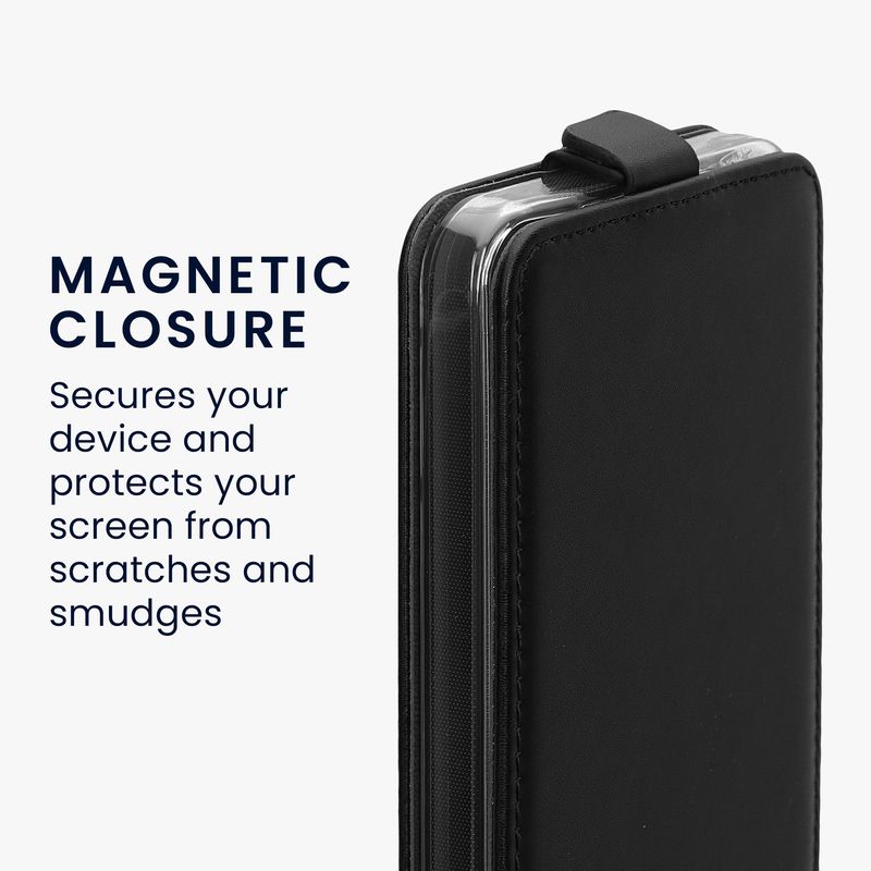 Laptop, Telefoane si Tablete - Telefoane mobile si accesorii - Accesorii Telefoane - Huse telefoane - Husa tip flip Kwmobile pentru Samsung Galaxy A17 4G/5G, inchidere magnetica, piele ecologica, negru - Infinity.ro