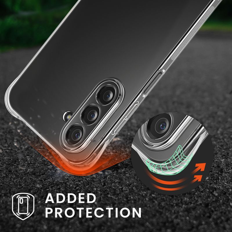Laptop, Telefoane si Tablete - Telefoane mobile si accesorii - Accesorii Telefoane - Huse telefoane - Husa Kwmobile pentru Samsung Galaxy A17 4G/5G, protectie la socuri, TPU, transparent - Infinity.ro