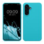 Laptop, Telefoane si Tablete - Telefoane mobile si accesorii - Accesorii Telefoane - Huse telefoane - Husa Kwmobile pentru Samsung Galaxy A56 5G, incarcare wireless, silicon, albastru glaciar - Infinity.ro