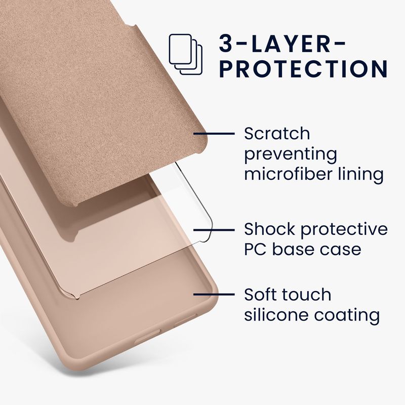 Laptop, Telefoane si Tablete - Telefoane mobile si accesorii - Accesorii Telefoane - Huse telefoane - Husa Kwmobile pentru Samsung Galaxy A56 5G, incarcare wireless, silicon, bej - Infinity.ro