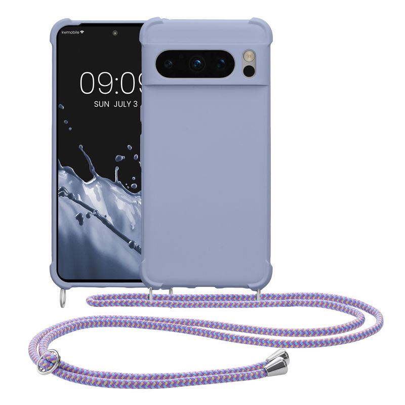 Laptop, Telefoane si Tablete - Telefoane mobile si accesorii - Accesorii Telefoane - Huse telefoane - Husa Kwmobile pentru Google Pixel 8 Pro, protectie la socuri, silicon, mov - Infinity.ro
