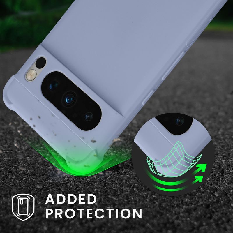 Laptop, Telefoane si Tablete - Telefoane mobile si accesorii - Accesorii Telefoane - Huse telefoane - Husa Kwmobile pentru Google Pixel 8 Pro, protectie la socuri, silicon, mov - Infinity.ro