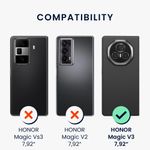 Laptop, Telefoane si Tablete - Telefoane mobile si accesorii - Accesorii Telefoane - Huse telefoane - Husa Kwmobile pentru Honor Magic V3, protectie la socuri, piele ecologica, maro - Infinity.ro