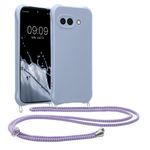 Laptop, Telefoane si Tablete - Telefoane mobile si accesorii - Accesorii Telefoane - Huse telefoane - Husa Kwmobile pentru Google Pixel 9a, protectie la socuri, silicon, lavanda - Infinity.ro