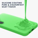 Laptop, Telefoane si Tablete - Telefoane mobile si accesorii - Accesorii Telefoane - Huse telefoane - Husa Kwmobile pentru Samsung Galaxy S25 FE, incarcare wireless, anti-alunecare, silicon, verde - Infinity.ro