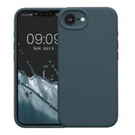 Laptop, Telefoane si Tablete - Telefoane mobile si accesorii - Accesorii Telefoane - Huse telefoane - Husa Kwmobile pentru iPhone 17e/16e, anti-alunecare, silicon, ardezie - Infinity.ro