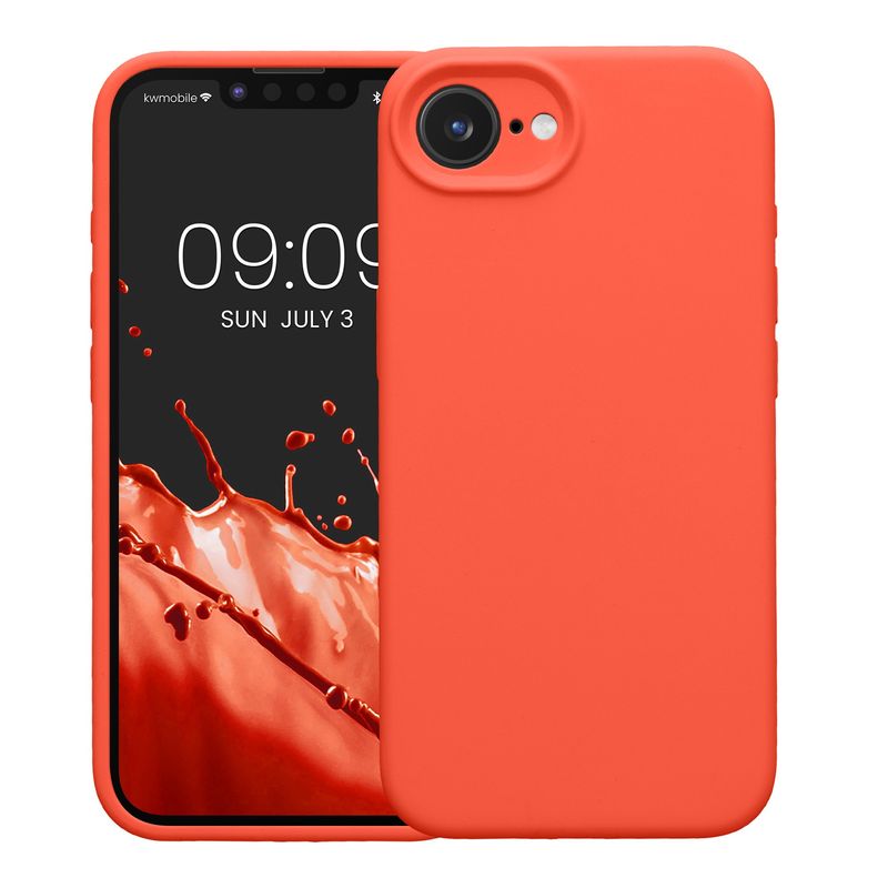 Laptop, Telefoane si Tablete - Telefoane mobile si accesorii - Accesorii Telefoane - Huse telefoane - Husa Kwmobile pentru iPhone 17e/16e, anti-alunecare, silicon, roz - Infinity.ro