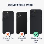Laptop, Telefoane si Tablete - Telefoane mobile si accesorii - Accesorii Telefoane - Huse telefoane - Husa Kwmobile pentru iPhone 16 Pro Max, buzunar card, TPU, roz, transparent - Infinity.ro