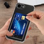 Laptop, Telefoane si Tablete - Telefoane mobile si accesorii - Accesorii Telefoane - Huse telefoane - Husa Kwmobile pentru iPhone 17e/16e, buzunar card, protectie la socuri, TPU, transparent - Infinity.ro