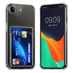 Laptop, Telefoane si Tablete - Telefoane mobile si accesorii - Accesorii Telefoane - Huse telefoane - Husa Kwmobile pentru iPhone 17e/16e, buzunar card, protectie la socuri, TPU, transparent - Infinity.ro