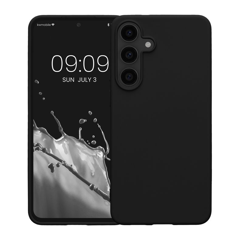 Laptop, Telefoane si Tablete - Telefoane mobile si accesorii - Accesorii Telefoane - Huse telefoane - Husa Kwmobile pentru Samsung Galaxy S25 FE, incarcare wireless, TPU, negru - Infinity.ro