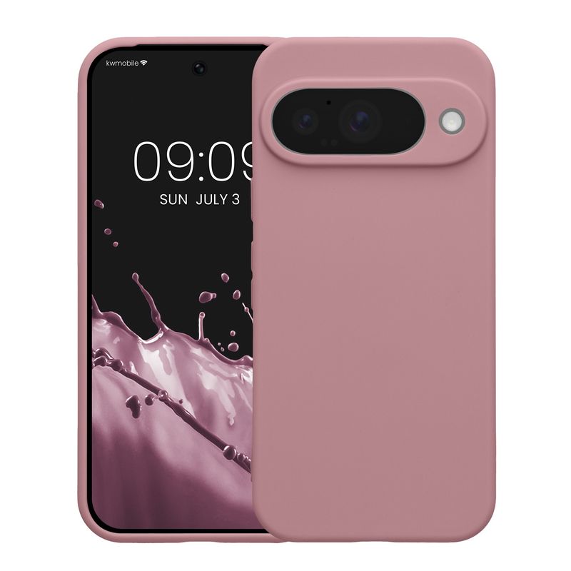 Laptop, Telefoane si Tablete - Telefoane mobile si accesorii - Accesorii Telefoane - Huse telefoane - Husa Kwmobile pentru Google Pixel 10, anti-alunecare, silicon, roz antic - Infinity.ro