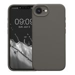 Laptop, Telefoane si Tablete - Telefoane mobile si accesorii - Accesorii Telefoane - Huse telefoane - Husa Kwmobile pentru iPhone 17e/16e, anti-alunecare, silicon, gri - Infinity.ro
