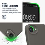 Laptop, Telefoane si Tablete - Telefoane mobile si accesorii - Accesorii Telefoane - Huse telefoane - Husa Kwmobile pentru iPhone 17e/16e, anti-alunecare, silicon, gri - Infinity.ro
