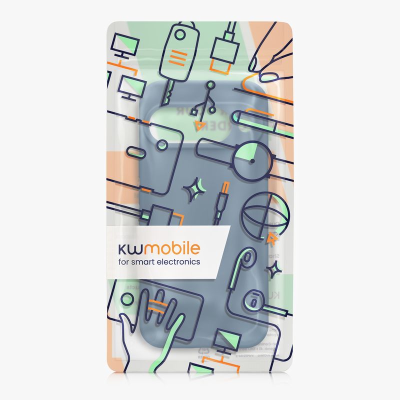 Laptop, Telefoane si Tablete - Telefoane mobile si accesorii - Accesorii Telefoane - Huse telefoane - Husa Kwmobile pentru Google Pixel 10, anti-alunecare, silicon, bleumarin - Infinity.ro