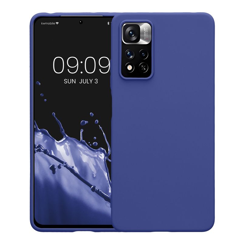 Laptop, Telefoane si Tablete - Telefoane mobile si accesorii - Accesorii Telefoane - Huse telefoane - Husa Kwmobile pentru Xiaomi Redmi Note 11 Pro/Note 11 Pro (5G)/Note 12 Pro (4G), incarcare wireless, silicon, mov - Infinity.ro