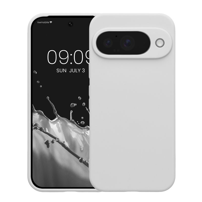Laptop, Telefoane si Tablete - Telefoane mobile si accesorii - Accesorii Telefoane - Huse telefoane - Husa Kwmobile pentru Google Pixel 10, anti-alunecare, silicon, alb - Infinity.ro