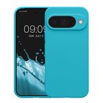 Laptop, Telefoane si Tablete - Telefoane mobile si accesorii - Accesorii Telefoane - Huse telefoane - Husa Kwmobile pentru Google Pixel 10, anti-alunecare, silicon, albastru glaciar - Infinity.ro
