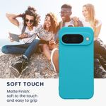 Laptop, Telefoane si Tablete - Telefoane mobile si accesorii - Accesorii Telefoane - Huse telefoane - Husa Kwmobile pentru Google Pixel 10, anti-alunecare, silicon, albastru glaciar - Infinity.ro