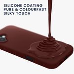 Laptop, Telefoane si Tablete - Telefoane mobile si accesorii - Accesorii Telefoane - Huse telefoane - Husa Kwmobile pentru iPhone 16, anti-alunecare, silicon, rosu aramiu - Infinity.ro