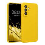 Laptop, Telefoane si Tablete - Telefoane mobile si accesorii - Accesorii Telefoane - Huse telefoane - Husa Kwmobile pentru Samsung Galaxy A56 5G, anti-alunecare, silicon, galben - Infinity.ro