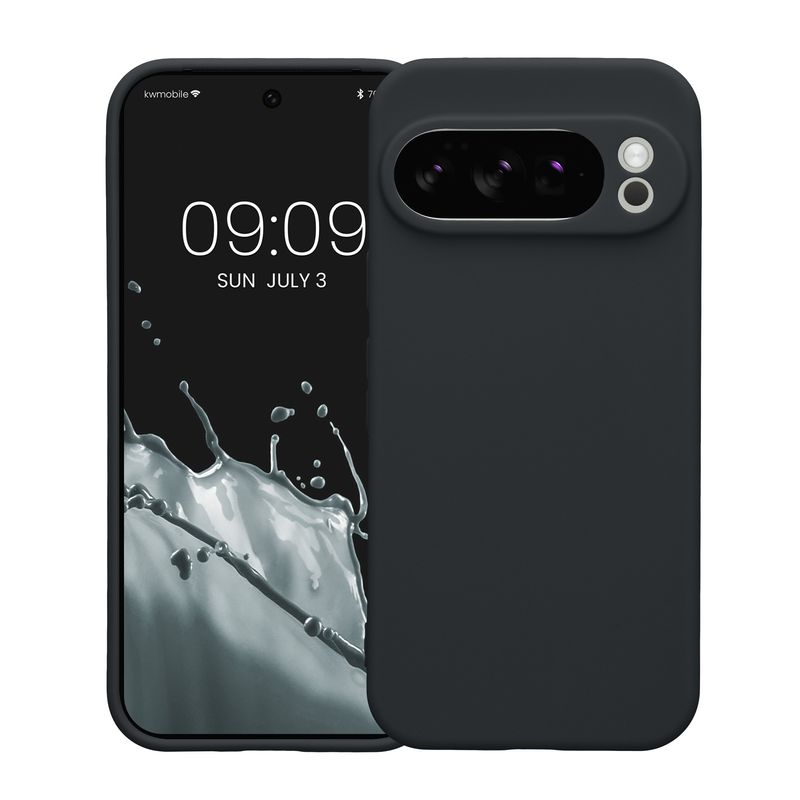 Laptop, Telefoane si Tablete - Telefoane mobile si accesorii - Accesorii Telefoane - Huse telefoane - Husa Kwmobile pentru Google Pixel 10 Pro, anti-alunecare, silicon, afine - Infinity.ro