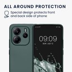 Laptop, Telefoane si Tablete - Telefoane mobile si accesorii - Accesorii Telefoane - Huse telefoane - Husa Kwmobile pentru Xiaomi Redmi Note 14 4G, anti-alunecare, silicon, turcoaz metalizat - Infinity.ro