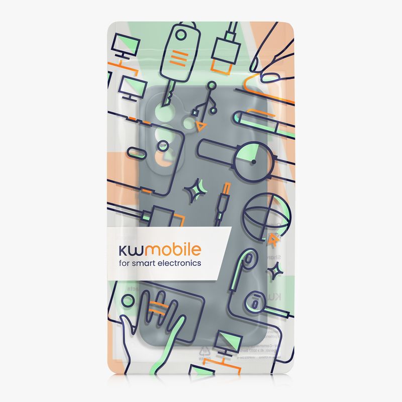 Laptop, Telefoane si Tablete - Telefoane mobile si accesorii - Accesorii Telefoane - Huse telefoane - Husa Kwmobile pentru Samsung Galaxy A56 5G, anti-alunecare, silicon, gri - Infinity.ro