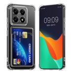 Laptop, Telefoane si Tablete - Telefoane mobile si accesorii - Accesorii Telefoane - Huse telefoane - Husa Kwmobile pentru Xiaomi 14T, buzunar card, TPU, transparent - Infinity.ro