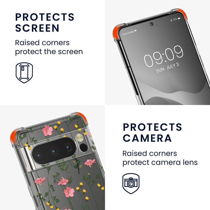 Laptop, Telefoane si Tablete - Telefoane mobile si accesorii - Accesorii Telefoane - Huse telefoane - Husa Kwmobile pentru Google Pixel 8 Pro, protectie la socuri, TPU, multicolor - Infinity.ro