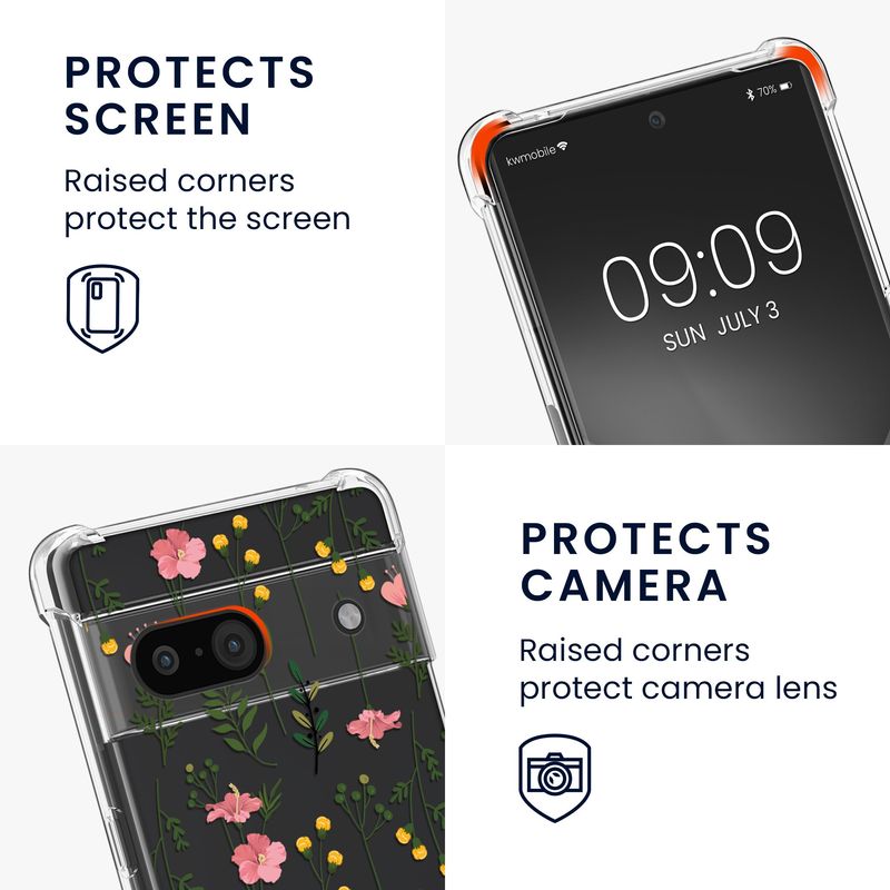 Laptop, Telefoane si Tablete - Telefoane mobile si accesorii - Accesorii Telefoane - Huse telefoane - Husa Kwmobile pentru Google Pixel 8a, protectie la zgarieturi, TPU, multicolor - Infinity.ro