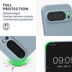 Laptop, Telefoane si Tablete - Telefoane mobile si accesorii - Accesorii Telefoane - Huse telefoane - Husa Kwmobile pentru Google Pixel 10 Pro XL, anti-alunecare, silicon, albastru deschis - Infinity.ro