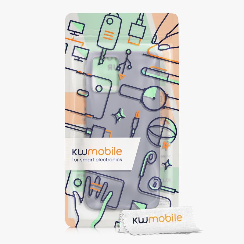 Laptop, Telefoane si Tablete - Telefoane mobile si accesorii - Accesorii Telefoane - Huse telefoane - Husa Kwmobile pentru Motorola Moto G23/Moto G13, incarcare wireless, silicon, gri - Infinity.ro