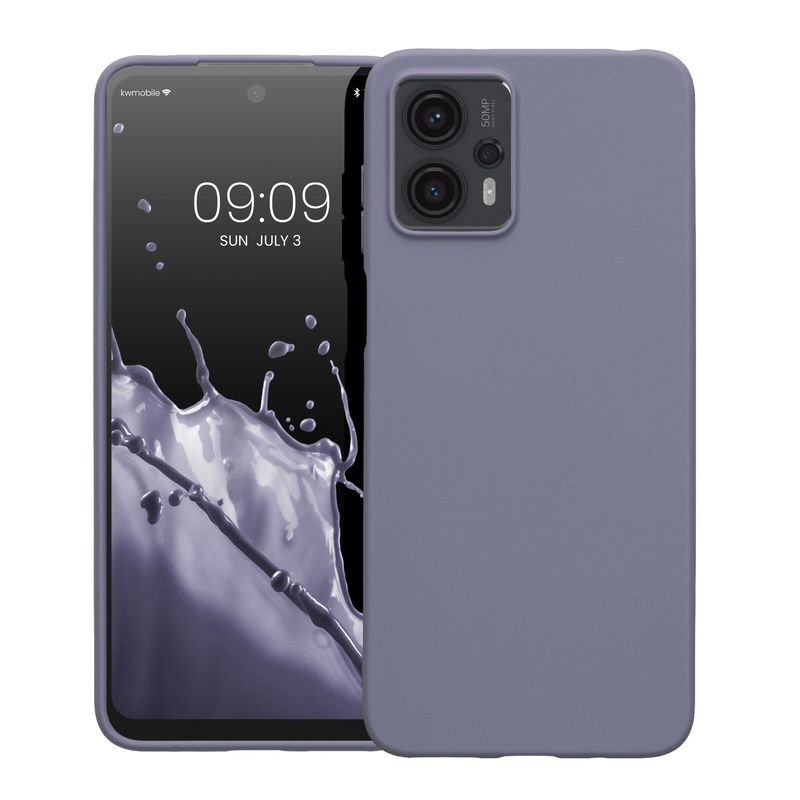 Laptop, Telefoane si Tablete - Telefoane mobile si accesorii - Accesorii Telefoane - Huse telefoane - Husa Kwmobile pentru Motorola Moto G23/Moto G13, incarcare wireless, silicon, gri - Infinity.ro