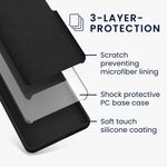 Laptop, Telefoane si Tablete - Telefoane mobile si accesorii - Accesorii Telefoane - Huse telefoane - Husa Kwmobile pentru Motorola Moto G56 5G, incarcare wireless, silicon, negru - Infinity.ro