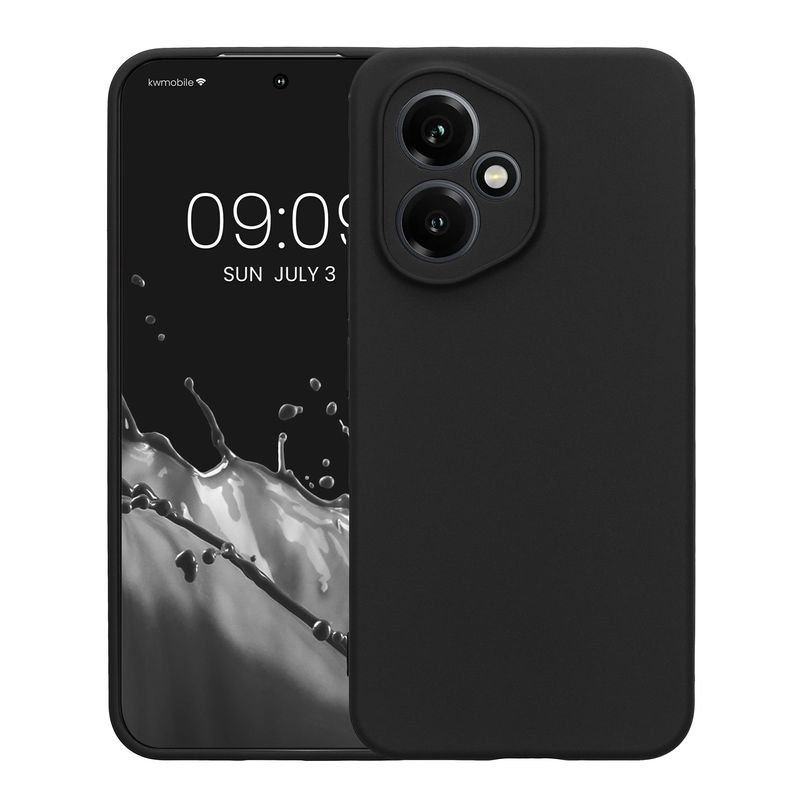 Laptop, Telefoane si Tablete - Telefoane mobile si accesorii - Accesorii Telefoane - Huse telefoane - Husa Kwmobile pentru Honor 400, anti-alunecare, anti-amprenta, protectie la zgarieturi, TPU, negru - Infinity.ro