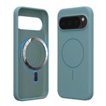 Laptop, Telefoane si Tablete - Telefoane mobile si accesorii - Accesorii Telefoane - Huse telefoane - Husa Kwmobile pentru Google Pixel 10/Pixel 10 Pro, compatibilitate MagSafe, silicon, noapte - Infinity.ro
