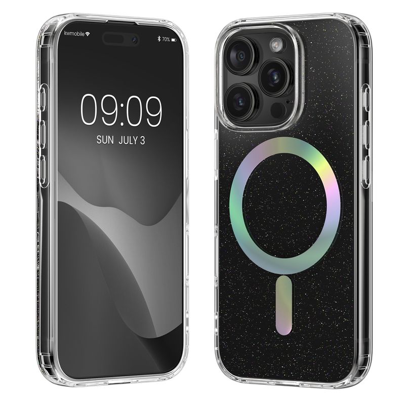 Laptop, Telefoane si Tablete - Telefoane mobile si accesorii - Accesorii Telefoane - Huse telefoane - Husa tip bumper Kwmobile pentru iPhone 16 Pro, compatibilitate MagSafe, TPU, multicolor - Infinity.ro