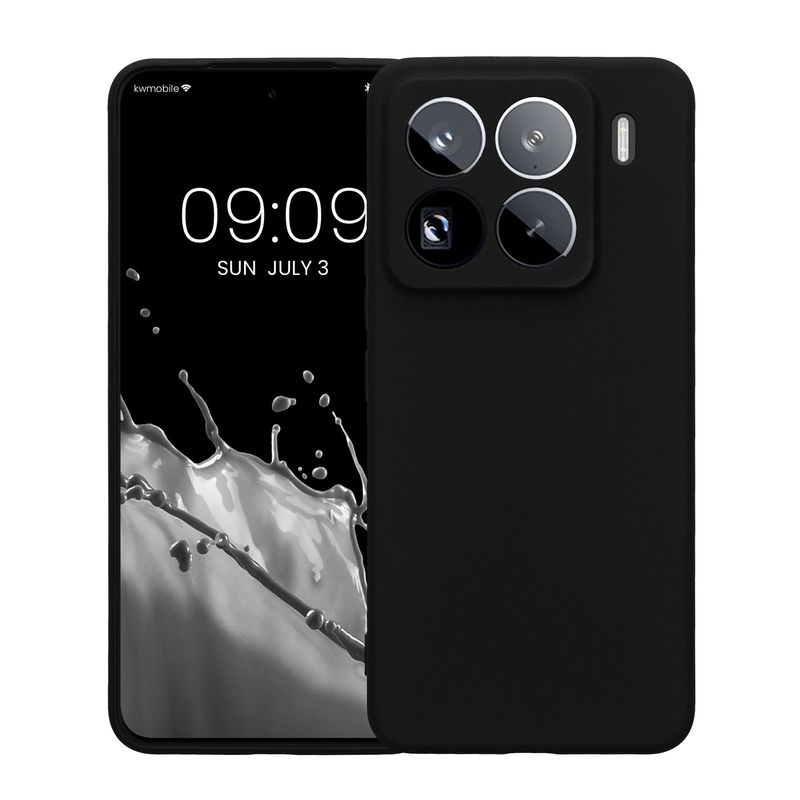 Laptop, Telefoane si Tablete - Telefoane mobile si accesorii - Accesorii Telefoane - Huse telefoane - Husa Kwmobile pentru Xiaomi 15 Pro, anti-alunecare, silicon, negru - Infinity.ro