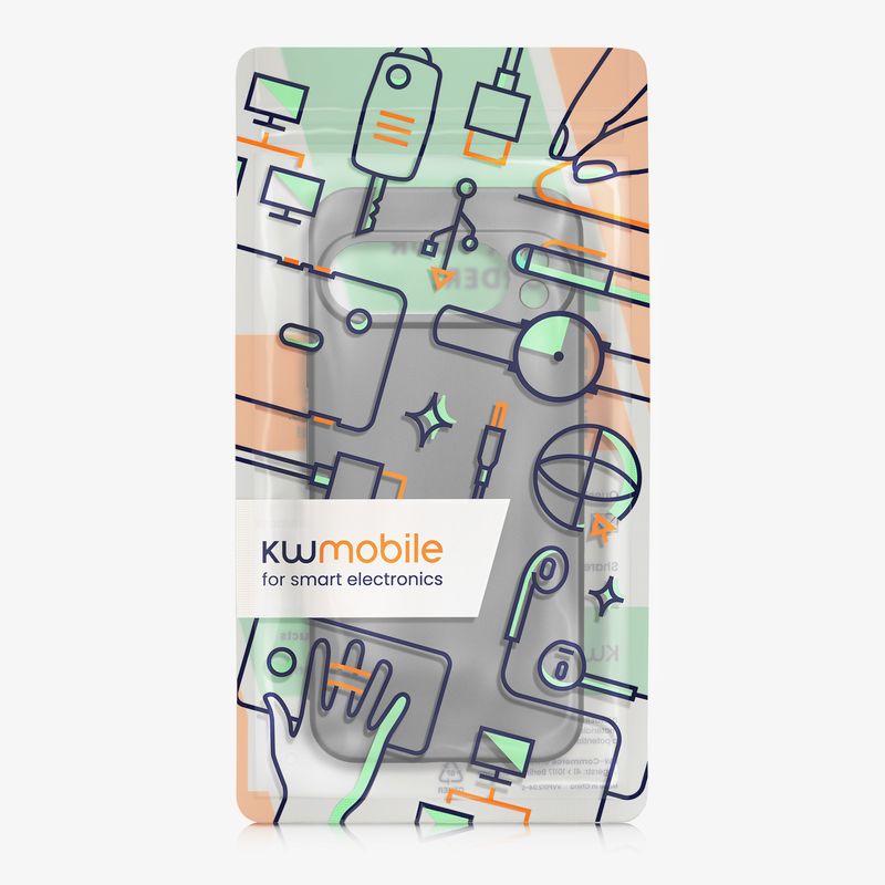 Laptop, Telefoane si Tablete - Telefoane mobile si accesorii - Accesorii Telefoane - Huse telefoane - Husa Kwmobile pentru Google Pixel 10 Pro XL, anti-alunecare, protectie la zgarieturi, silicon, gri - Infinity.ro
