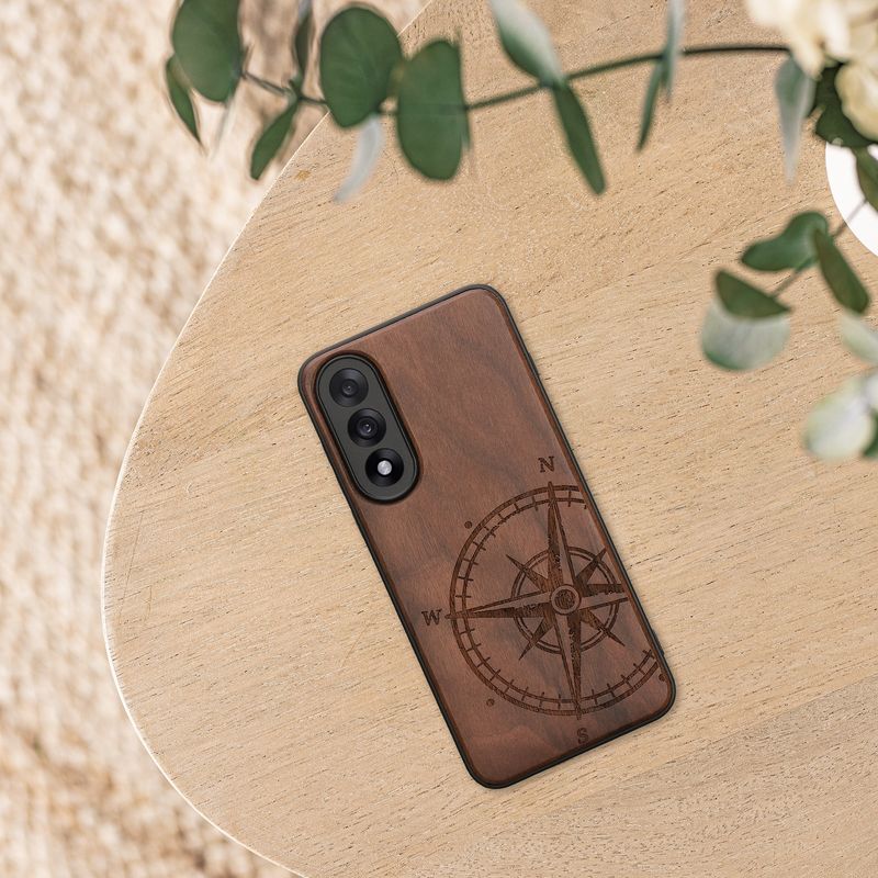 Laptop, Telefoane si Tablete - Telefoane mobile si accesorii - Accesorii Telefoane - Huse telefoane - Husa tip bumper Kwmobile pentru OnePlus Nord 5, anti-alunecare, lemn, TPU, maro - Infinity.ro