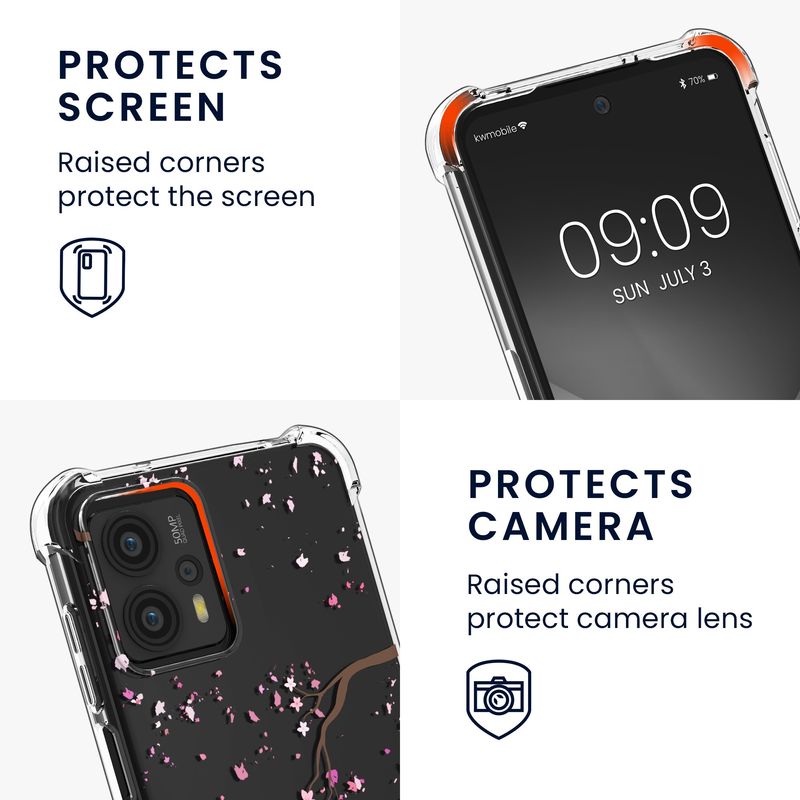 Laptop, Telefoane si Tablete - Telefoane mobile si accesorii - Accesorii Telefoane - Huse telefoane - Husa Kwmobile pentru Motorola Moto G23/Moto G13, protectie la socuri, TPU, multicolor - Infinity.ro