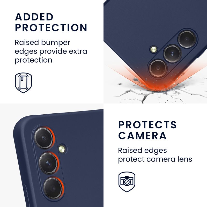 Laptop, Telefoane si Tablete - Telefoane mobile si accesorii - Accesorii Telefoane - Huse telefoane - Husa Kwmobile pentru Samsung Galaxy A54 5G, protectie la zgarieturi, silicon, albastru - Infinity.ro