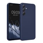 Laptop, Telefoane si Tablete - Telefoane mobile si accesorii - Accesorii Telefoane - Huse telefoane - Husa Kwmobile pentru Samsung Galaxy A54 5G, protectie la zgarieturi, silicon, albastru - Infinity.ro