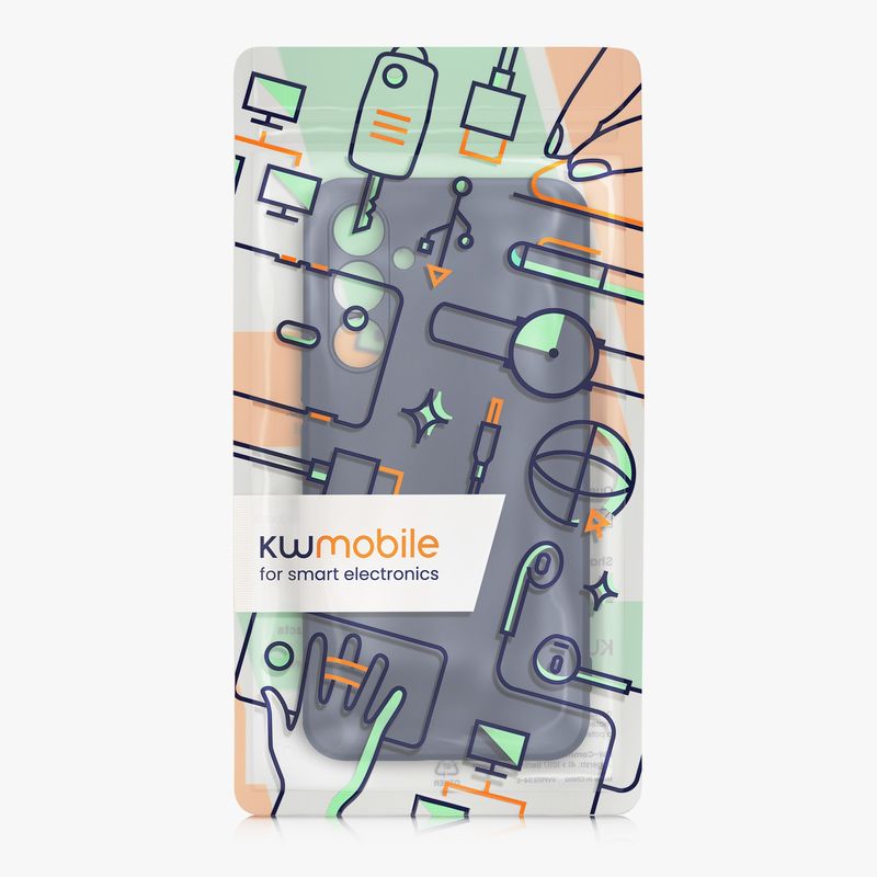 Laptop, Telefoane si Tablete - Telefoane mobile si accesorii - Accesorii Telefoane - Huse telefoane - Husa Kwmobile pentru Samsung Galaxy A54 5G, protectie la zgarieturi, silicon, albastru - Infinity.ro