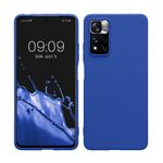 Laptop, Telefoane si Tablete - Telefoane mobile si accesorii - Accesorii Telefoane - Huse telefoane - Husa Kwmobile pentru Xiaomi Redmi Note 11 Pro/Note 11 Pro (5G)/Note 12 Pro (4G), incarcare wireless, silicon, albastru - Infinity.ro